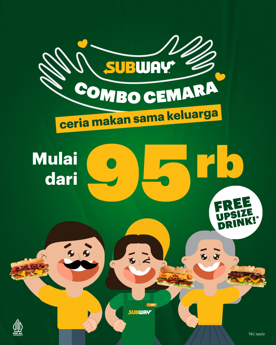 Promo Subway Combo Cemara Mulai Dari Rp 95K - Image 2