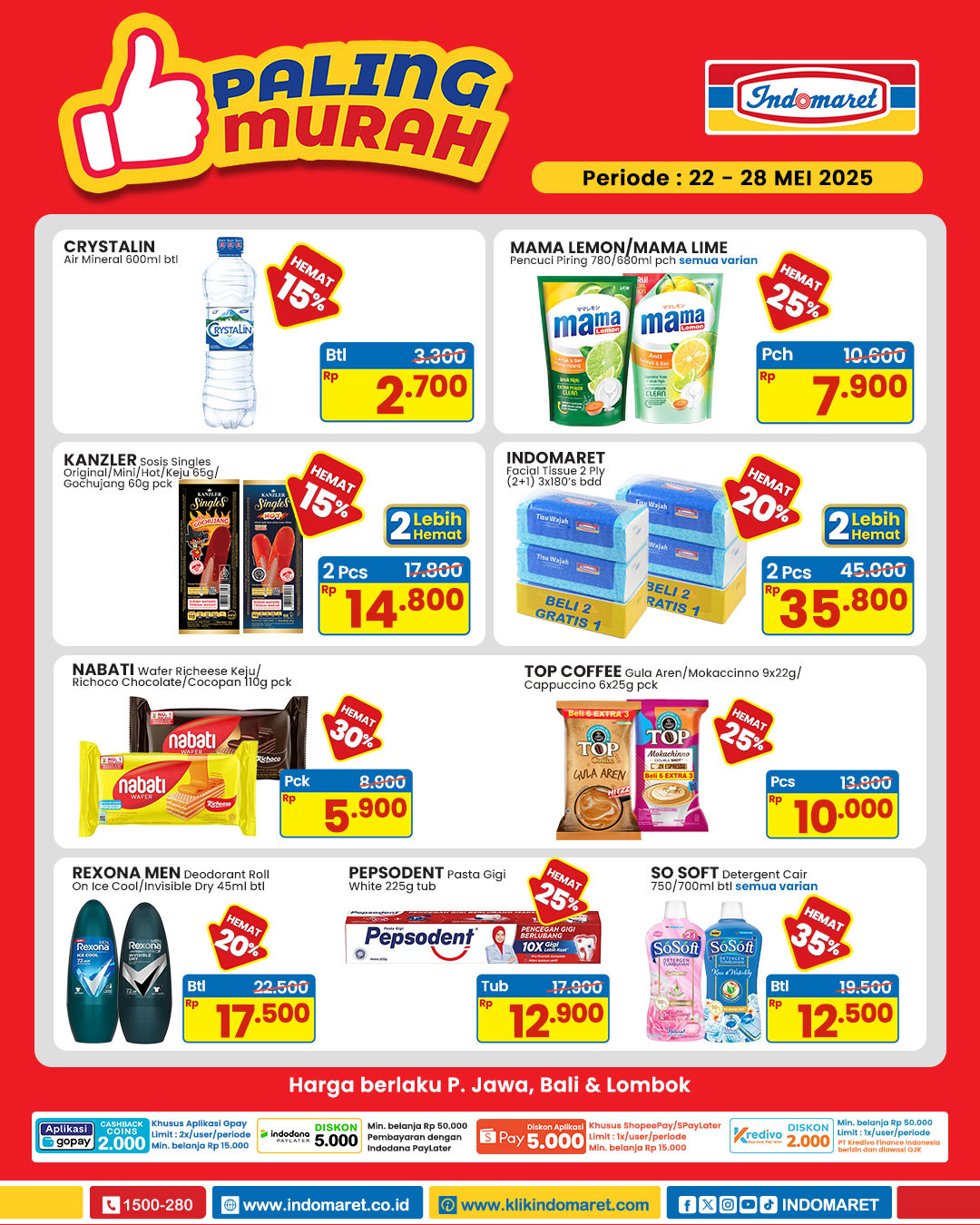 Promo Indomaret Paling Murah 22 - 28 Mei 2025 - Image 1