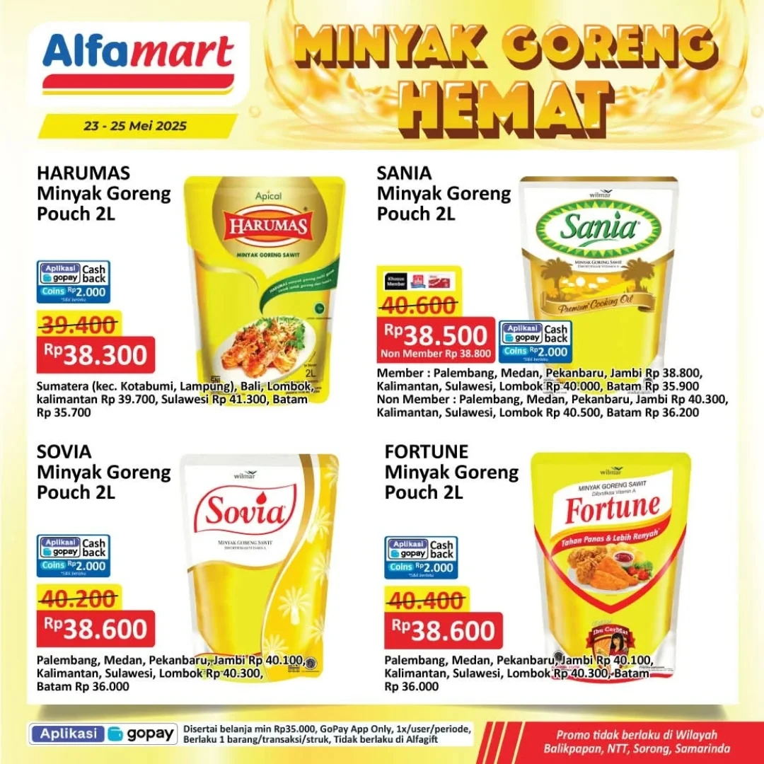 Promo Alfamart Minyak Goreng Hemat 23 - 25 Mei 2025 - Image 1