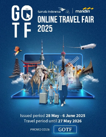 Garuda Indonesia x Bank Mandiri Online Travel Fair 2025 - Image 1