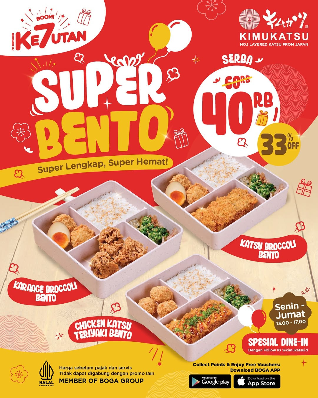 Promo Kimukatsu Super Bento Serba Rp 40K - Image 2