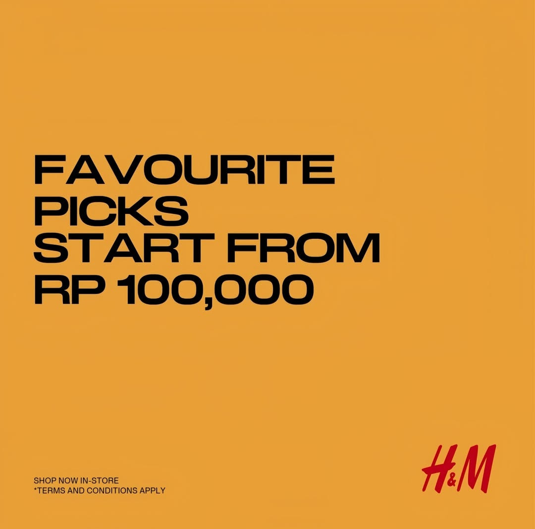 Promo H&M Favorite Picks Mulai Dari Rp 100.000 - Image 1