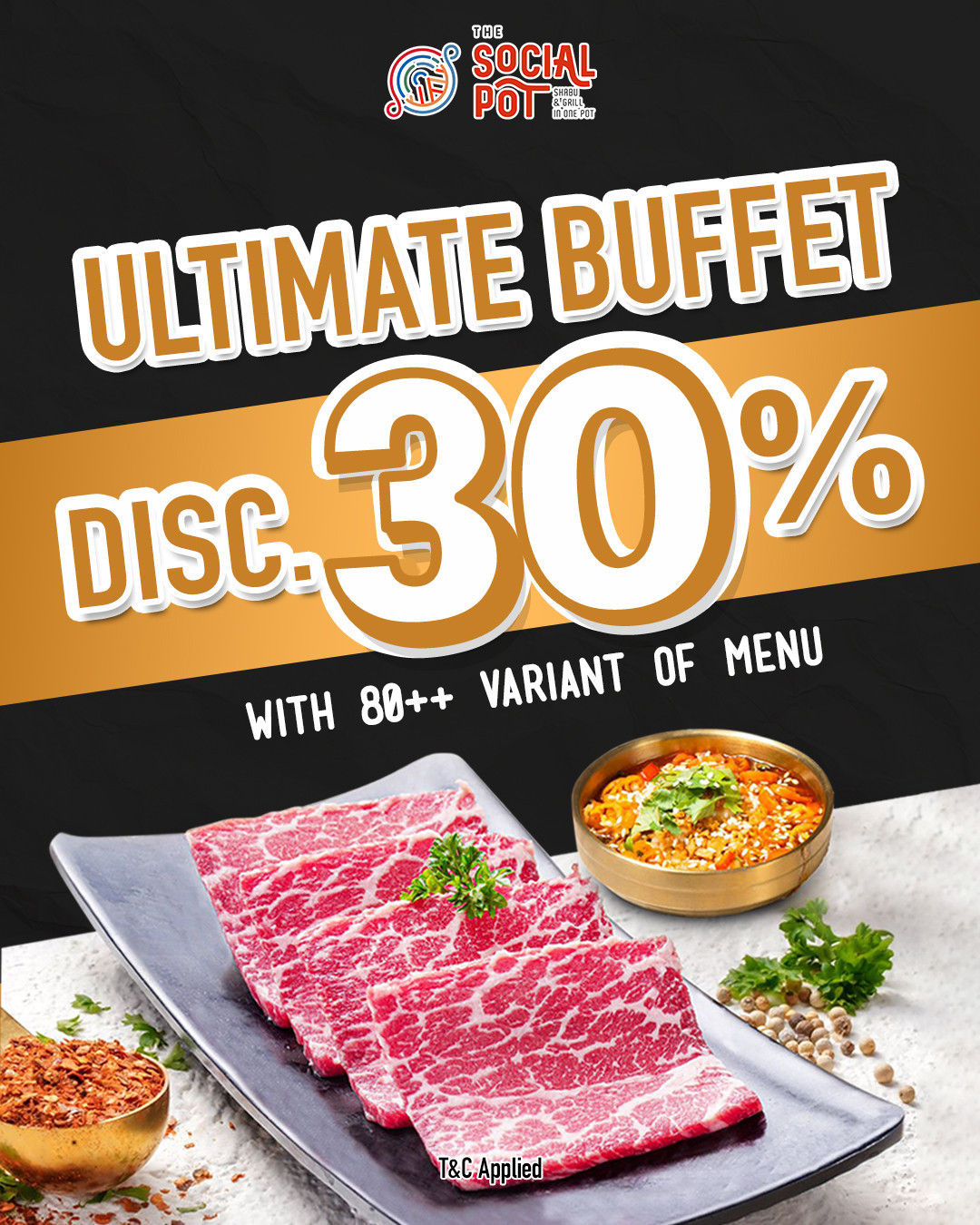Promo The Social Pot Ultimate Buffet Diskon 30% - Image 2