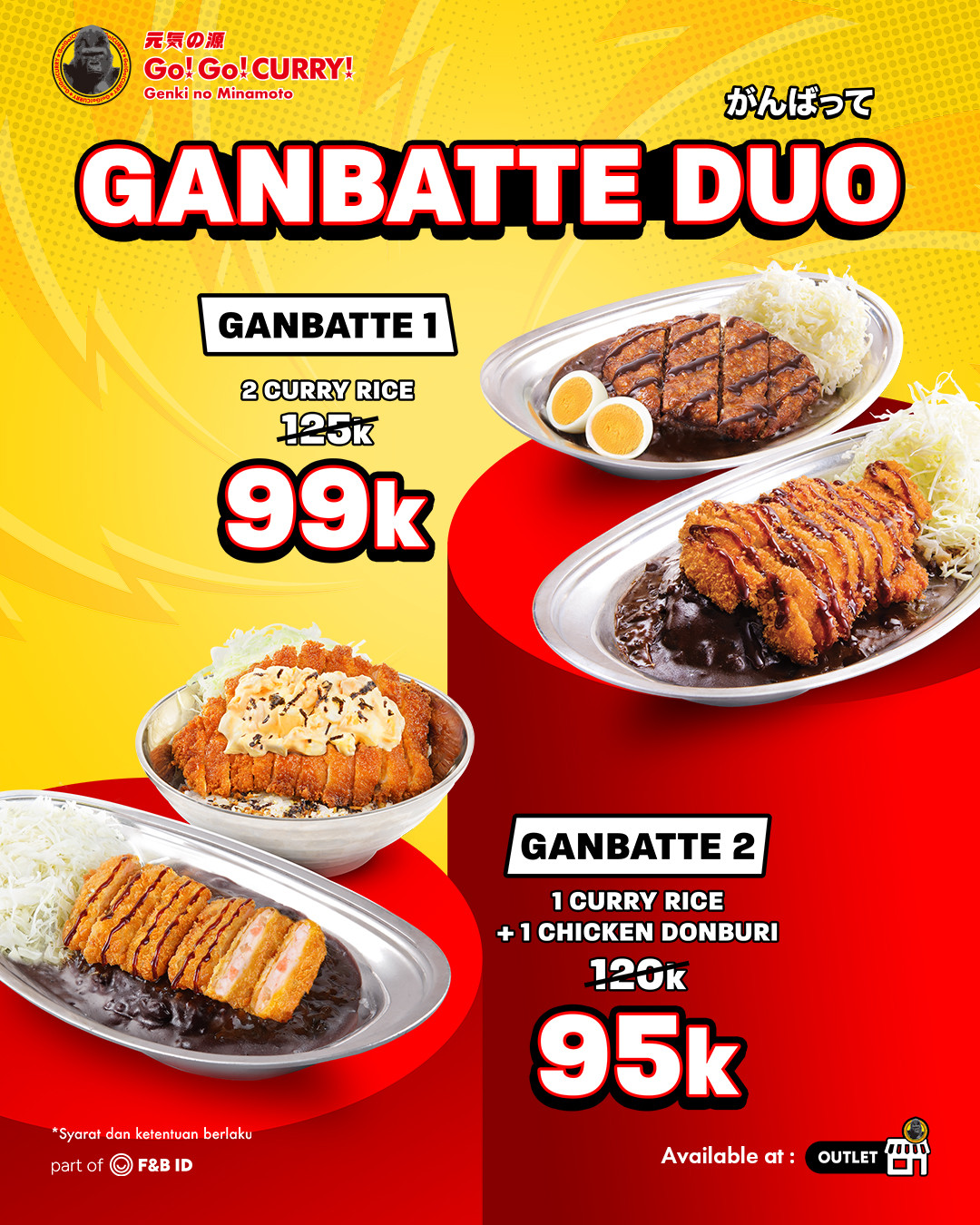 Promo Go Go Curry Ganbatte Duo Makan Berdua Nggak Sampe Rp 100K - Image 2