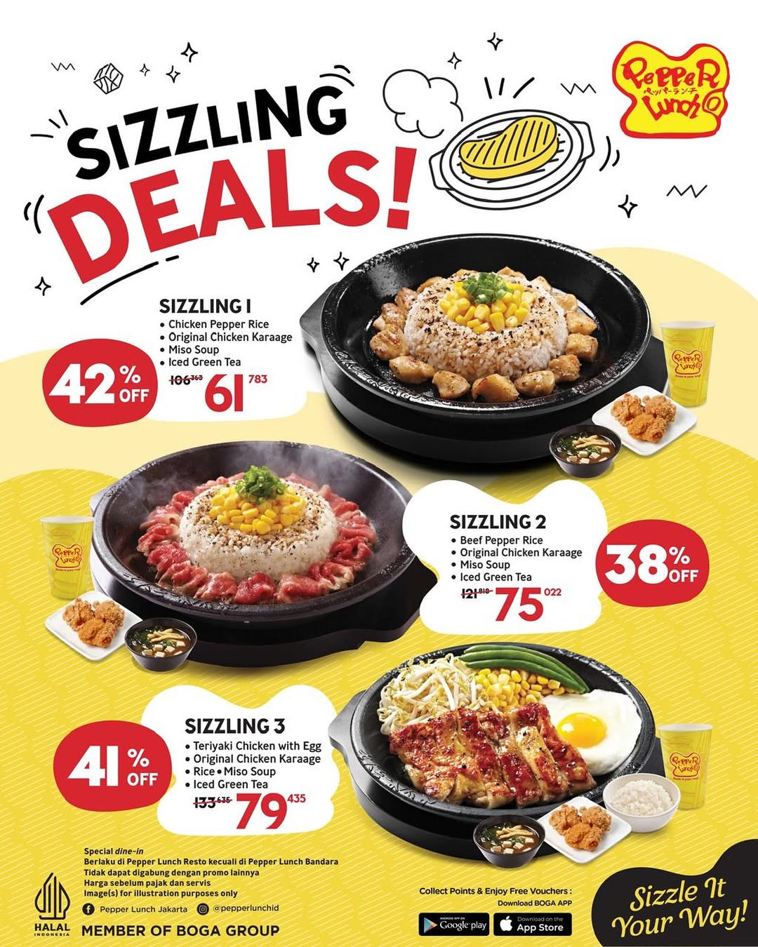 Promo Pepper Lunch Sizzling Diskon s/d 42% - Image 1