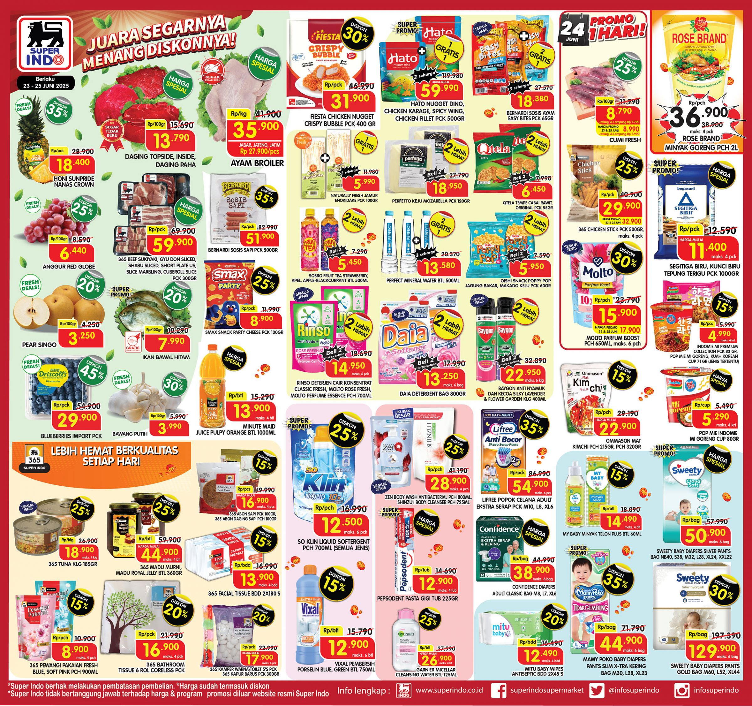 Promo Superindo Periode 23 - 25 Juni 2025 - Image 1