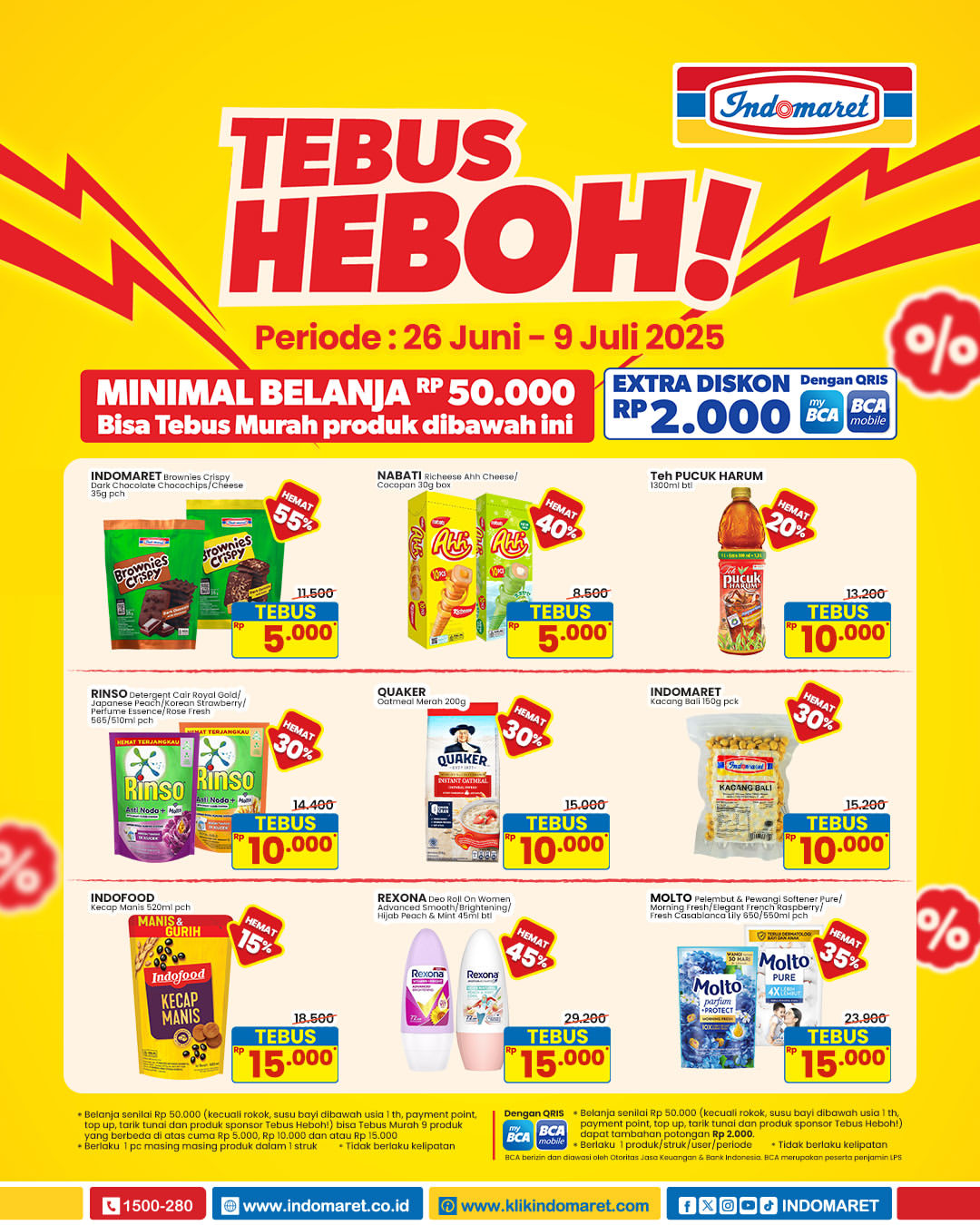 Promo Indomaret Tebus Heboh 26 Juni - 9 Juli 2025 - Image 1