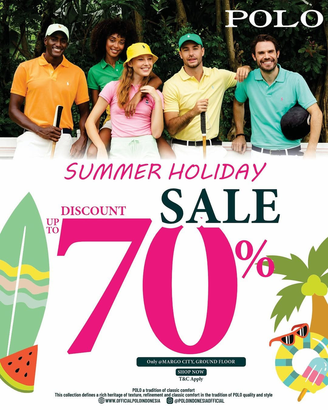 Promo Polo Summer Holiday Sale Diskon s/d 70% - Image 1
