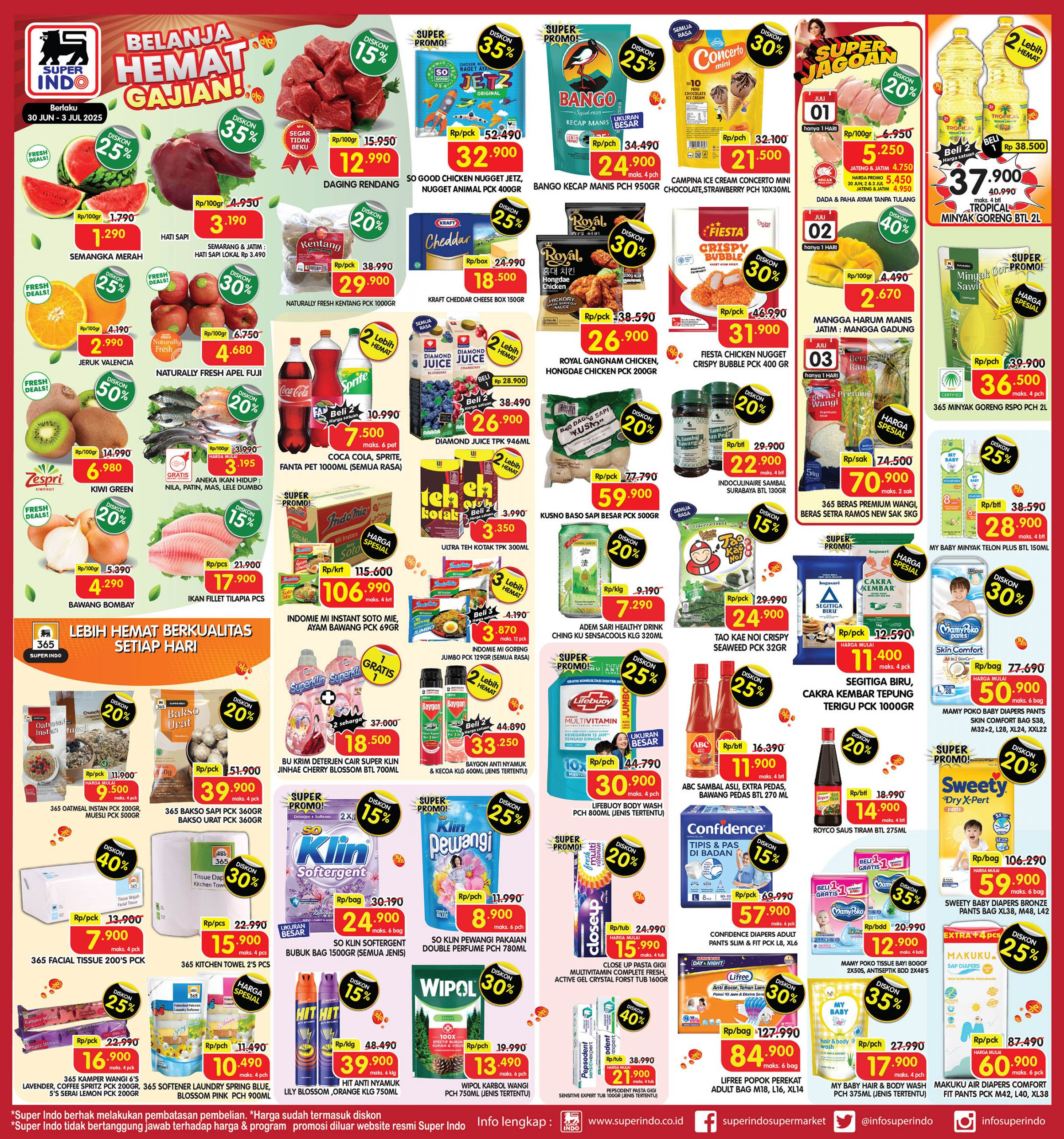 Promo Superindo Periode 30 Juni - 3 Juli 2025 - Image 1