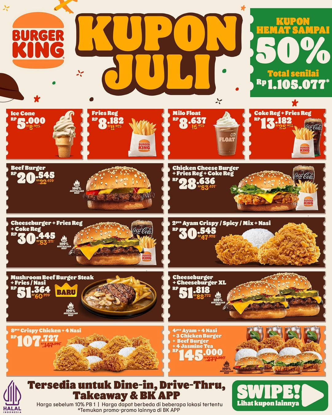 Kupon Burger King Juli 2025 - Image 1
