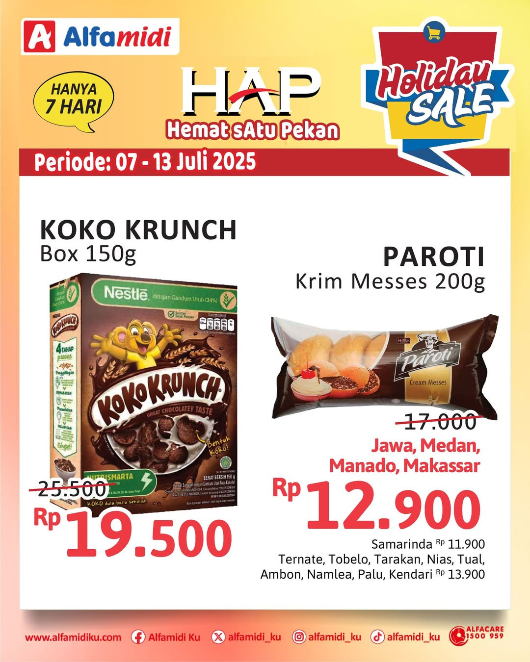 Promo Alfamidi HAP Periode 7 - 13 Juli 2025 - Image 1