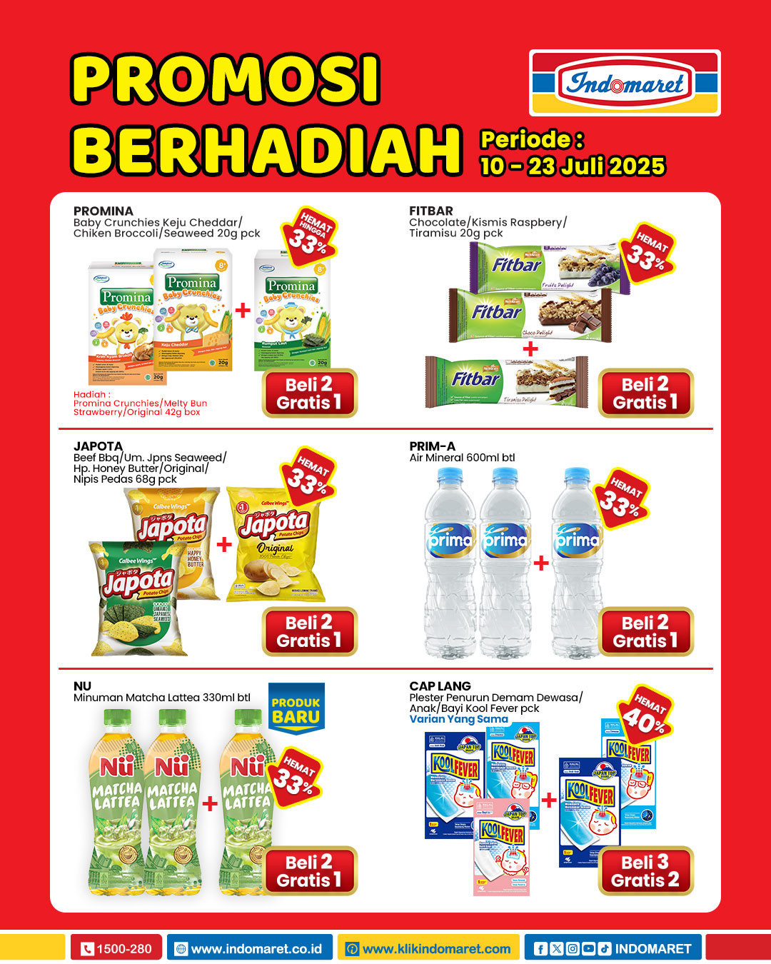 Promo Indomaret Promosi Berhadiah Periode 10 - 23 Juli 2025 - Image 1