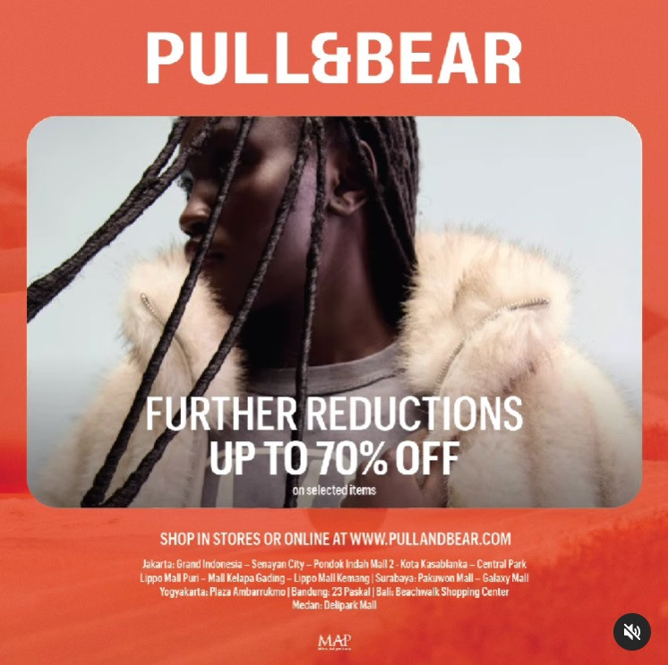 Promo Pull & Bear Further Reduction Up to 70% Off - Image 1