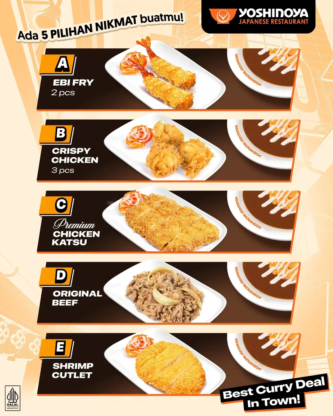 Promo Yoshinoya Menu Baru Japanese Curry with Srambled Egg - Image 2
