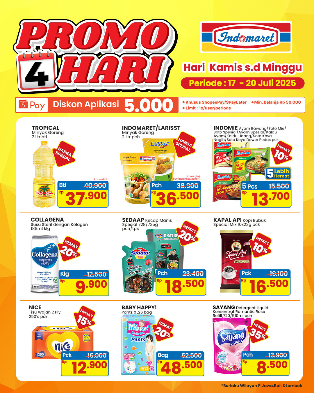 Promo Indomaret 4 Hari Periode 17 - 20 Juli 2025 - Image 1