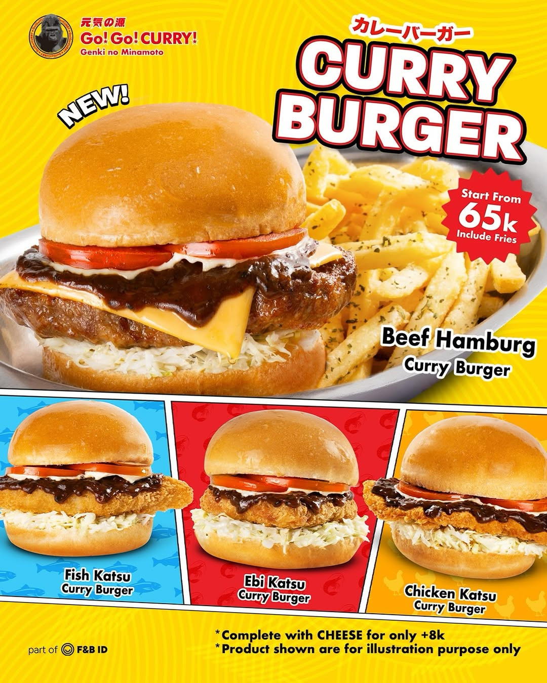 Promo Go Go Curry Curry Burger Mulai dari Rp 65.000 - Image 1