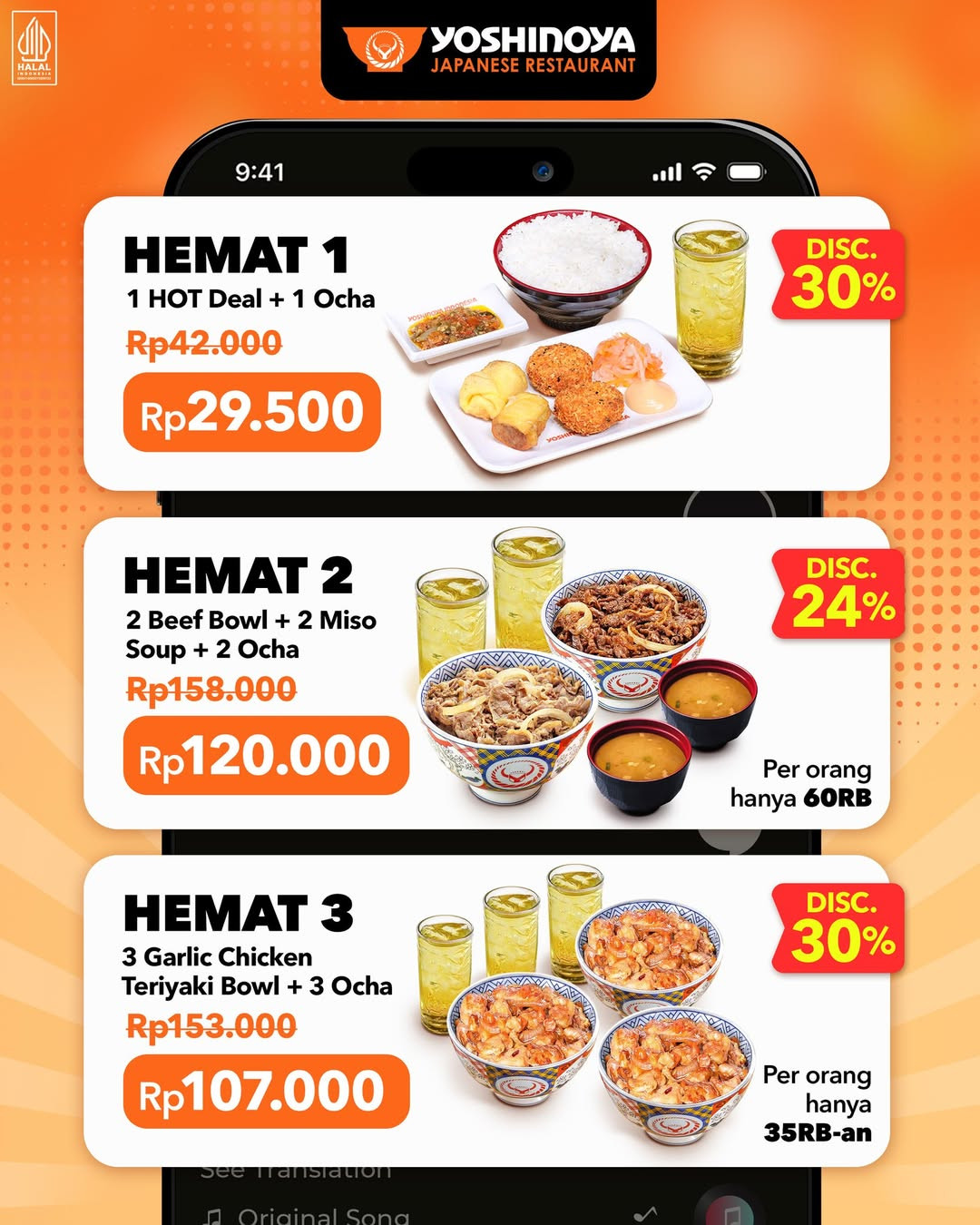 Promo TikTok Yoshinoya Diskon s/d 33% - Image 9