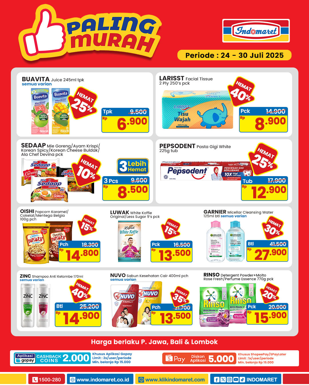 Promo Indomaret Paling Murah 24 - 30 Juli 2025 - Image 1