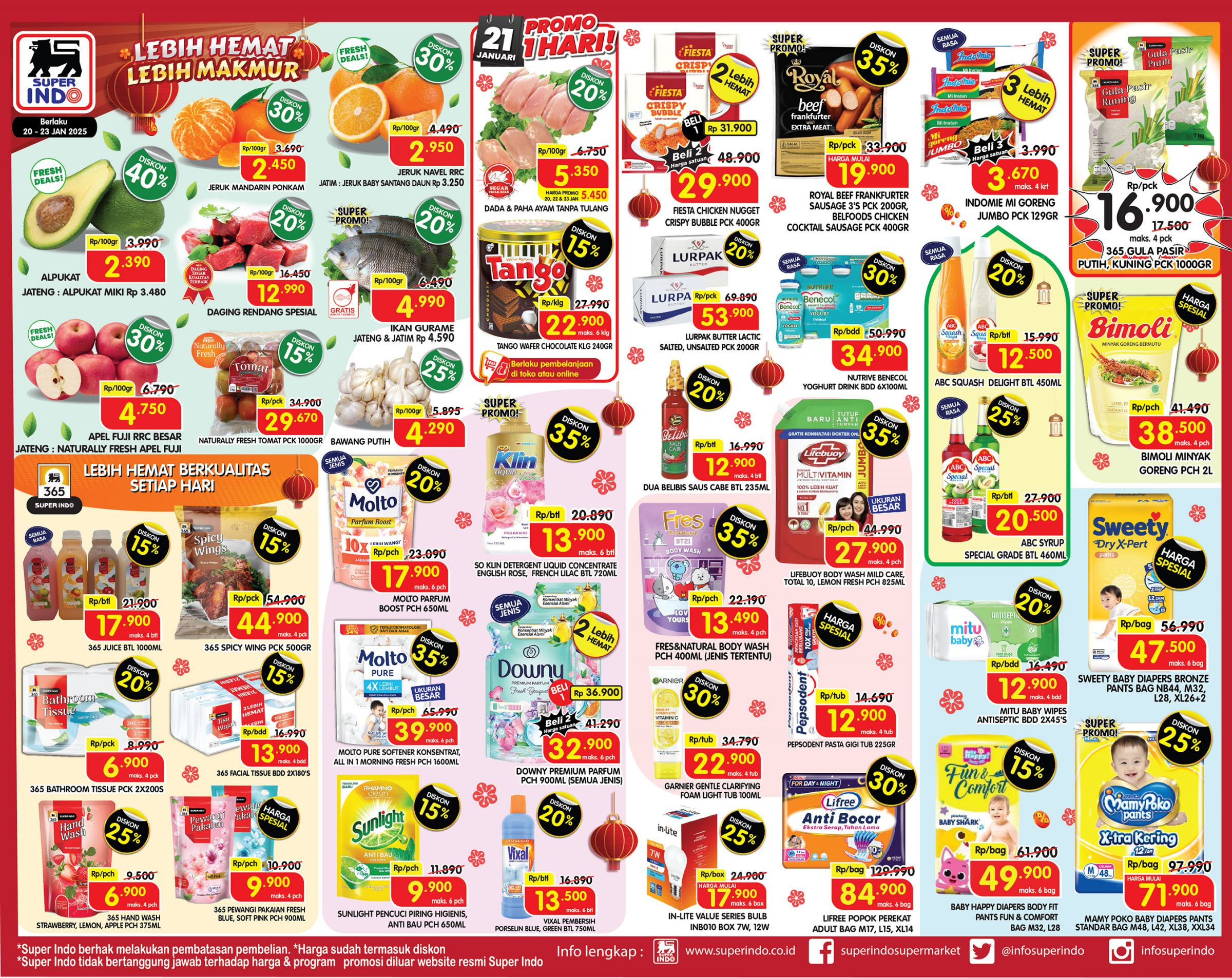 Promo Superindo Periode Periode 20 - 23 Januari 2025 - Image 1