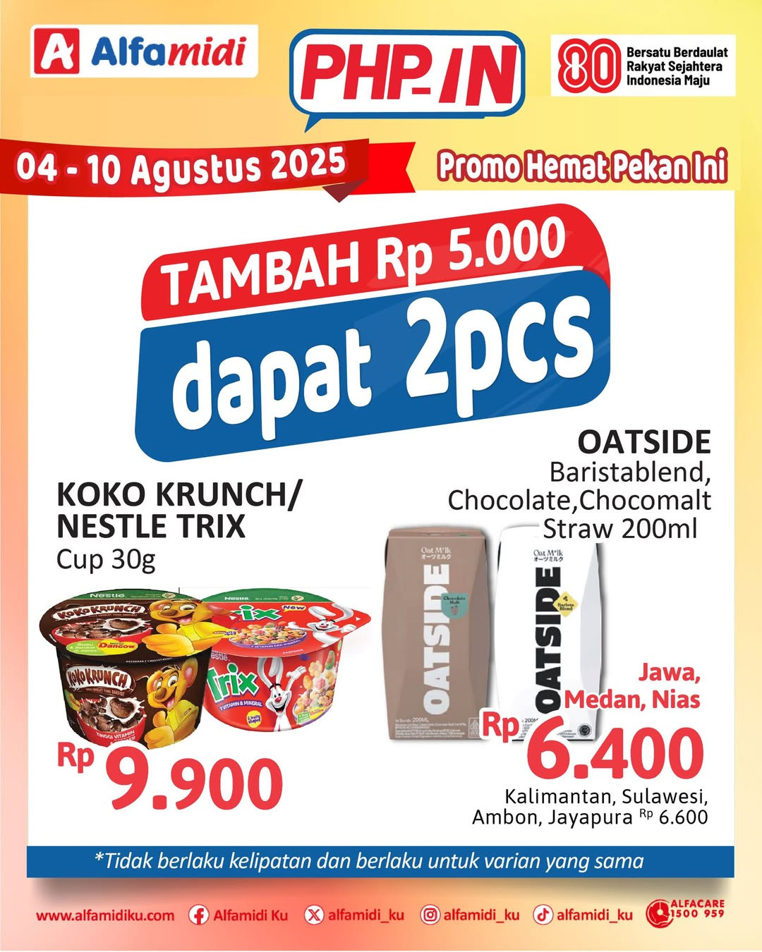 Promo Alfamidi PHPin Periode 4 - 10 Agustus 2025 - Image 1