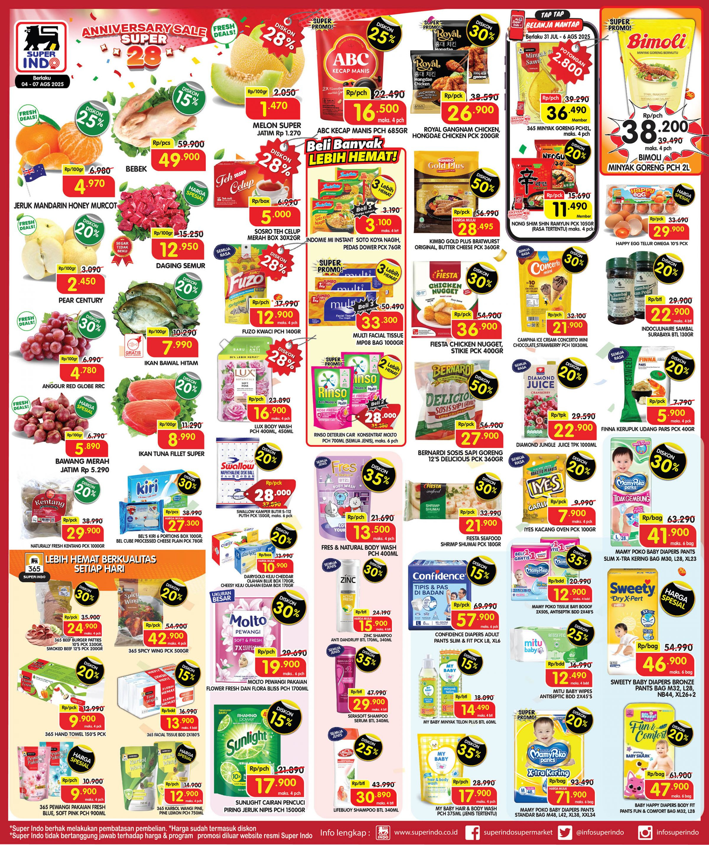 Promo Superindo Periode 4 - 7 Agustus 2025 - Image 1