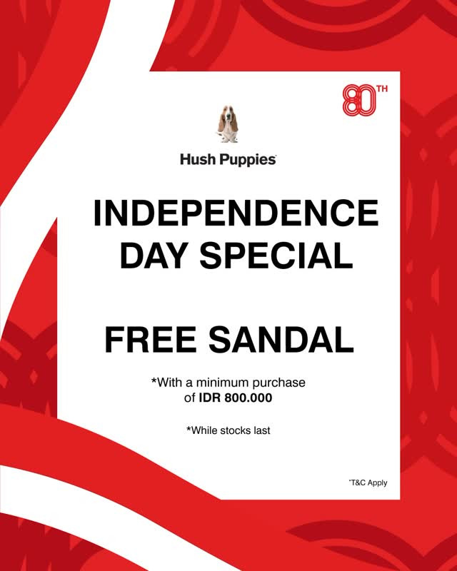 Promo Hush Puppies Independence Day Special Get FREE Sandal - Image 2