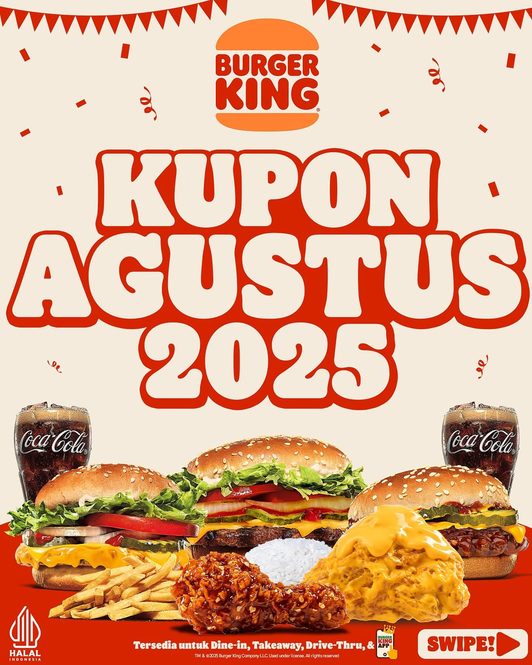 Kupon Burger King Agustus 2025 - Image 1