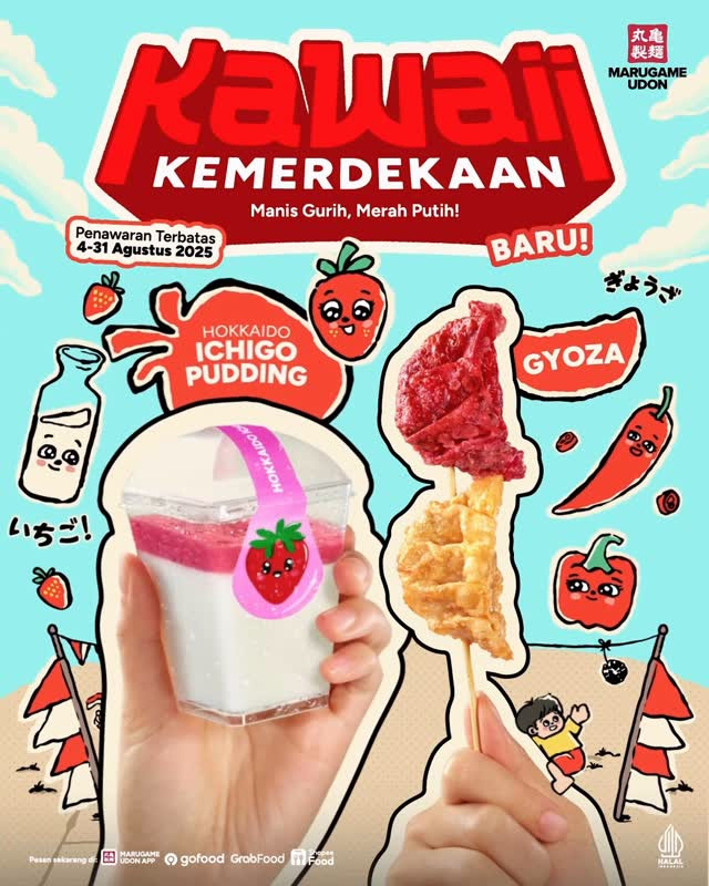 Promo Marugame Udon Kawaii Kemerdekaan - Image 1