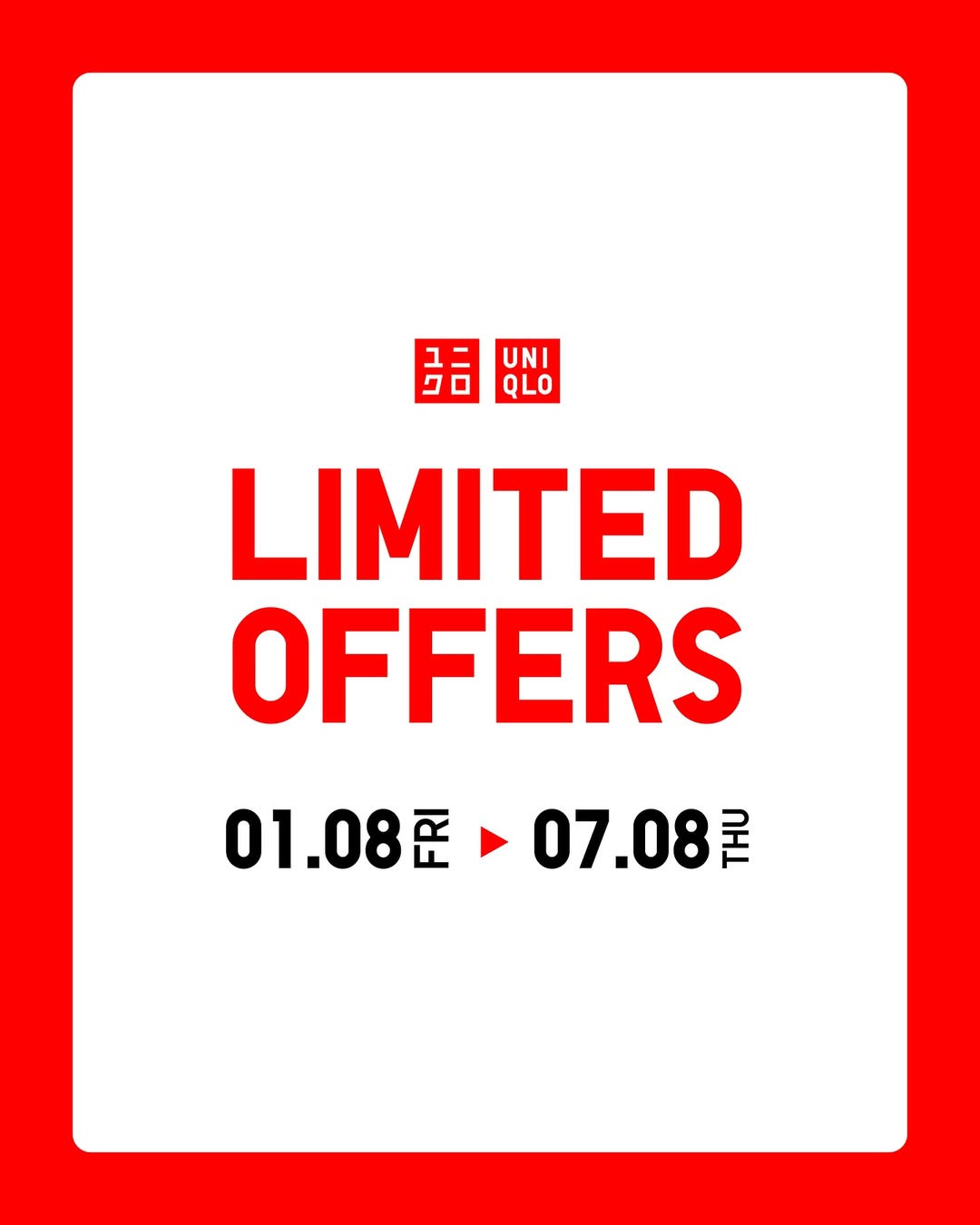 Promo Uniqlo Limited Offers Periode 1 - 7 Agustus 2025 - Image 2