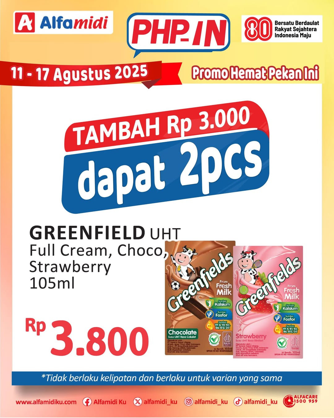 Promo Alfamidi PHPin Periode 11 - 17 Agustus 2025 - Image 2
