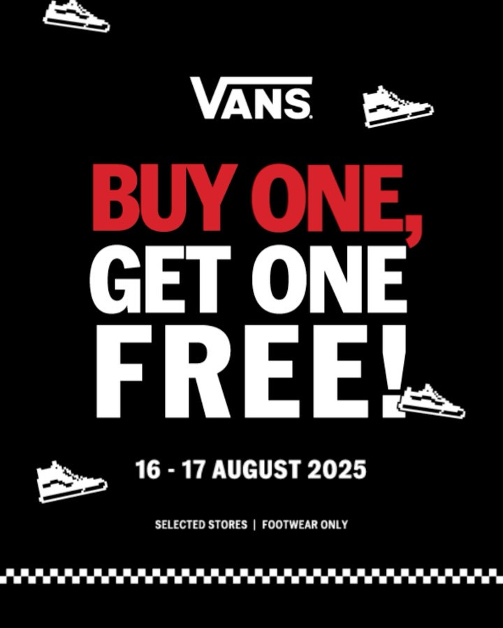 Promo Vans Buy 1 Get 1 FREE 16 - 17 Agustus 2025 - Image 2