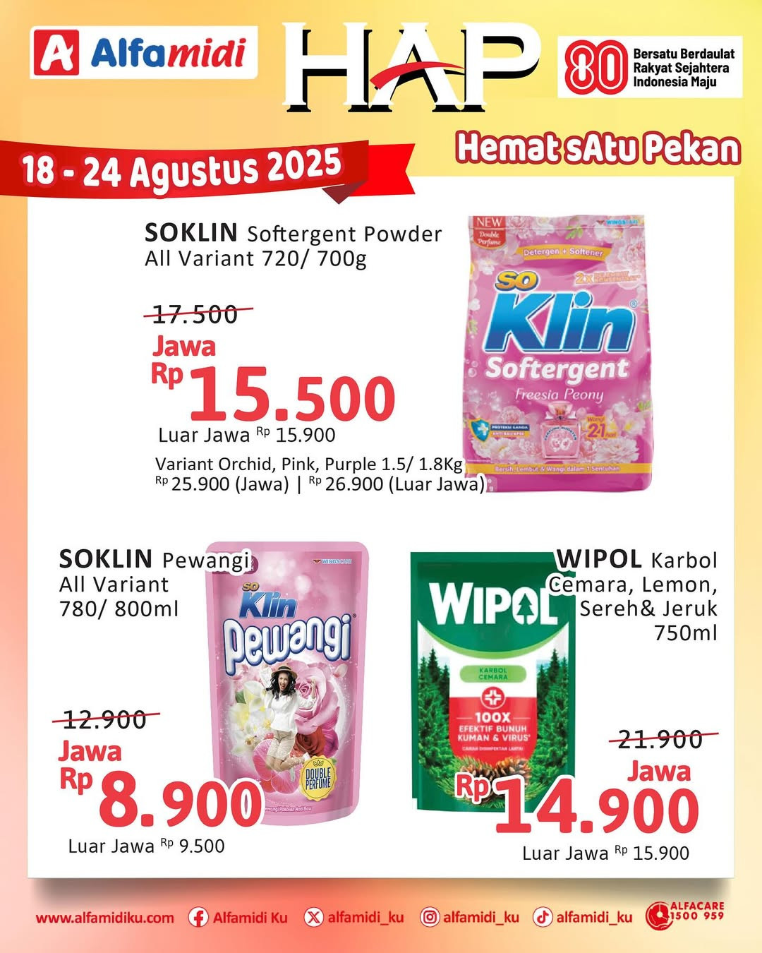 Promo Alfamidi HAP Periode 18 - 24 Agustus 2025 - Image 1