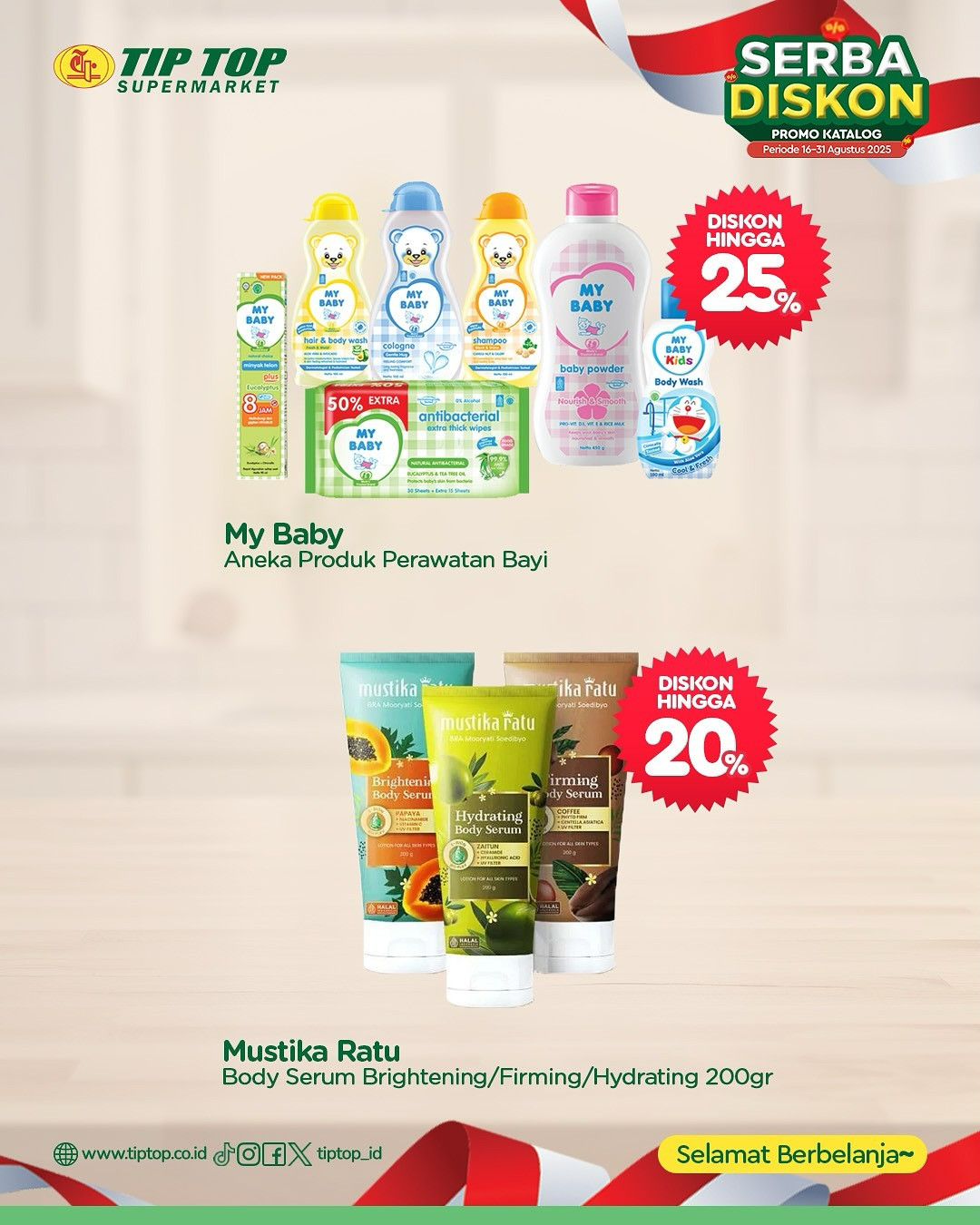 Promo Tip Top Serba Diskon 16 - 31 Agustus 2025 - Image 2
