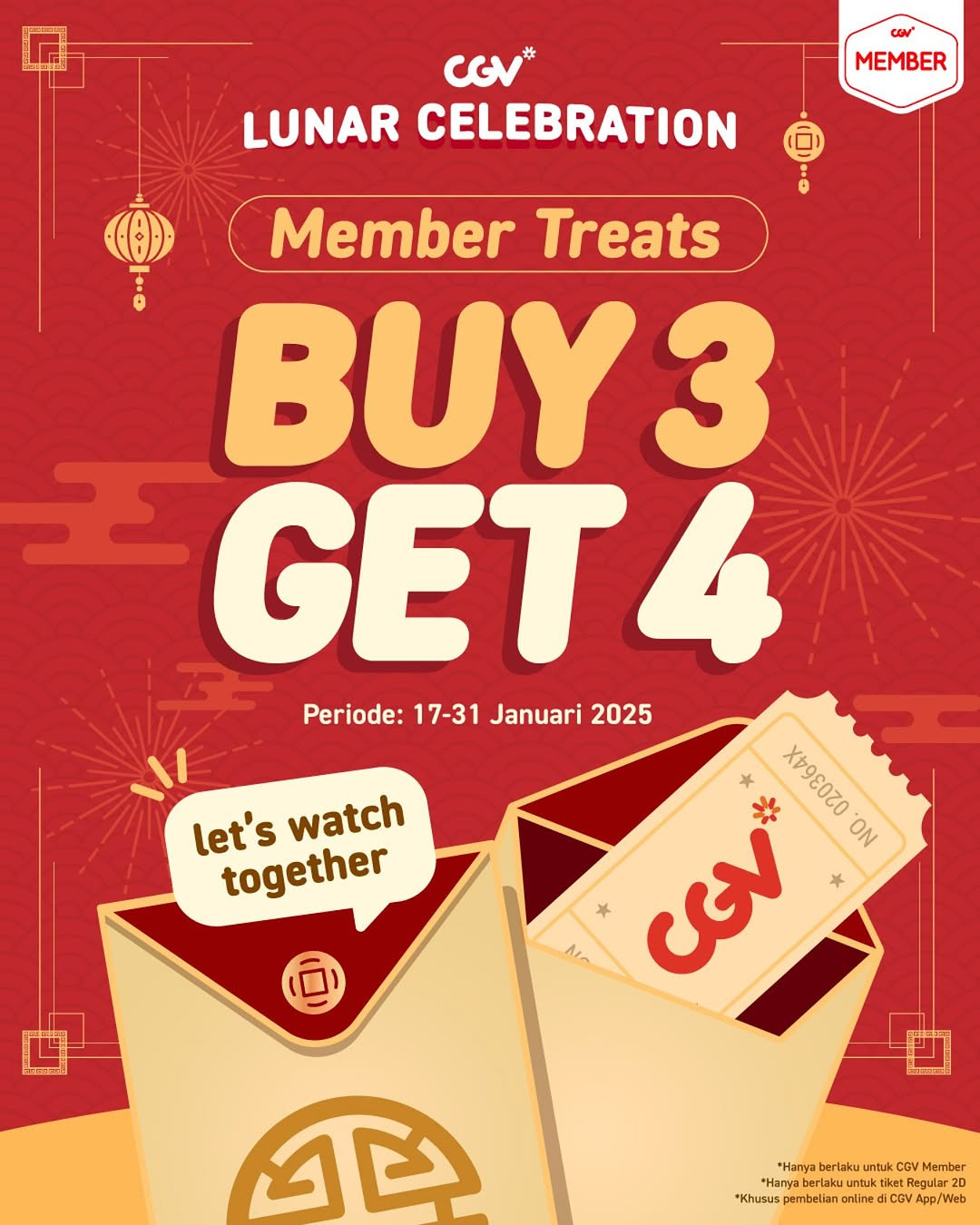 Promo CGV Lunar Celebration Member Treat Buy 3 Get 4 - Image 1