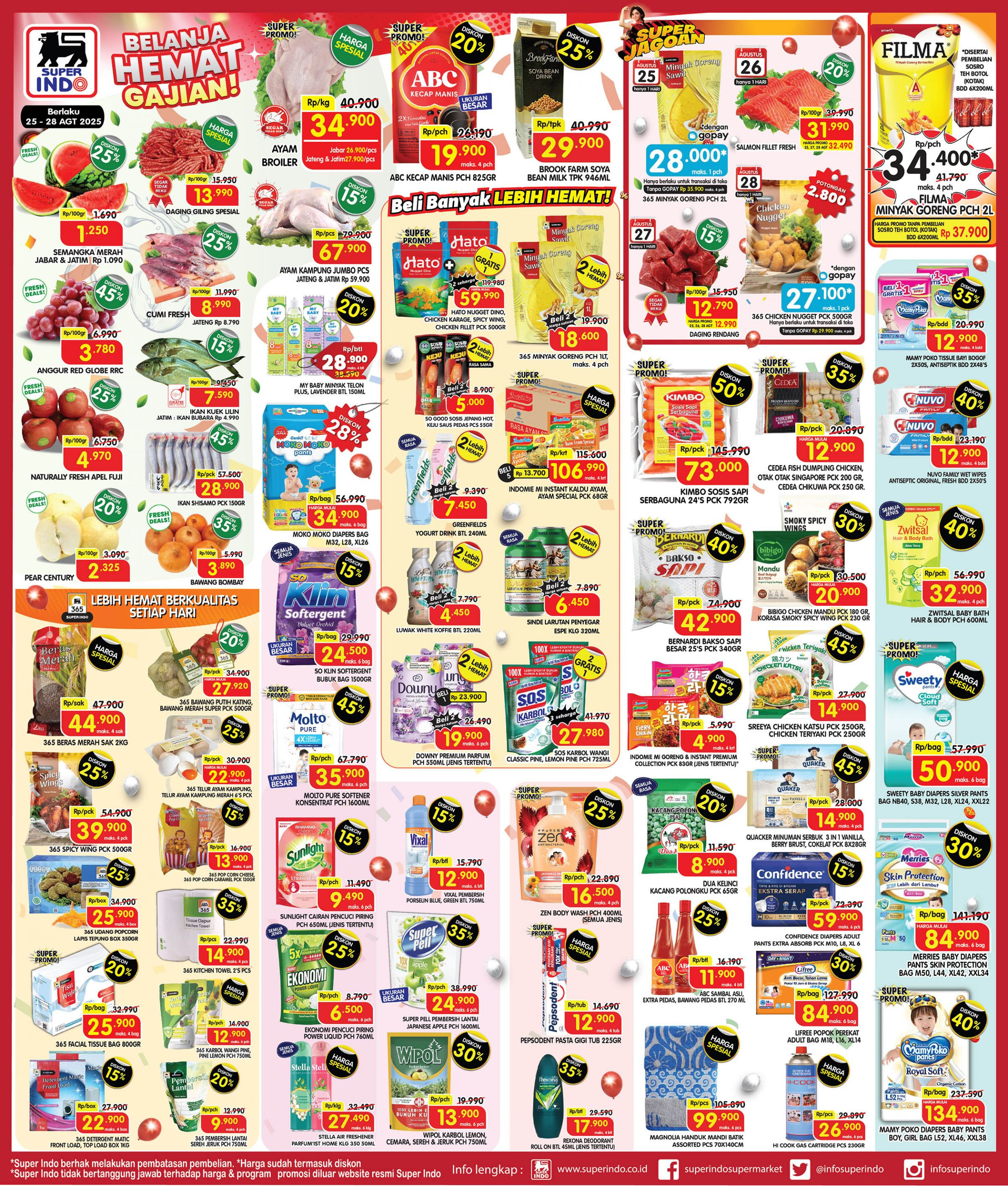 Promo Superindo Periode 25 - 28 Agustus 2025 - Image 1