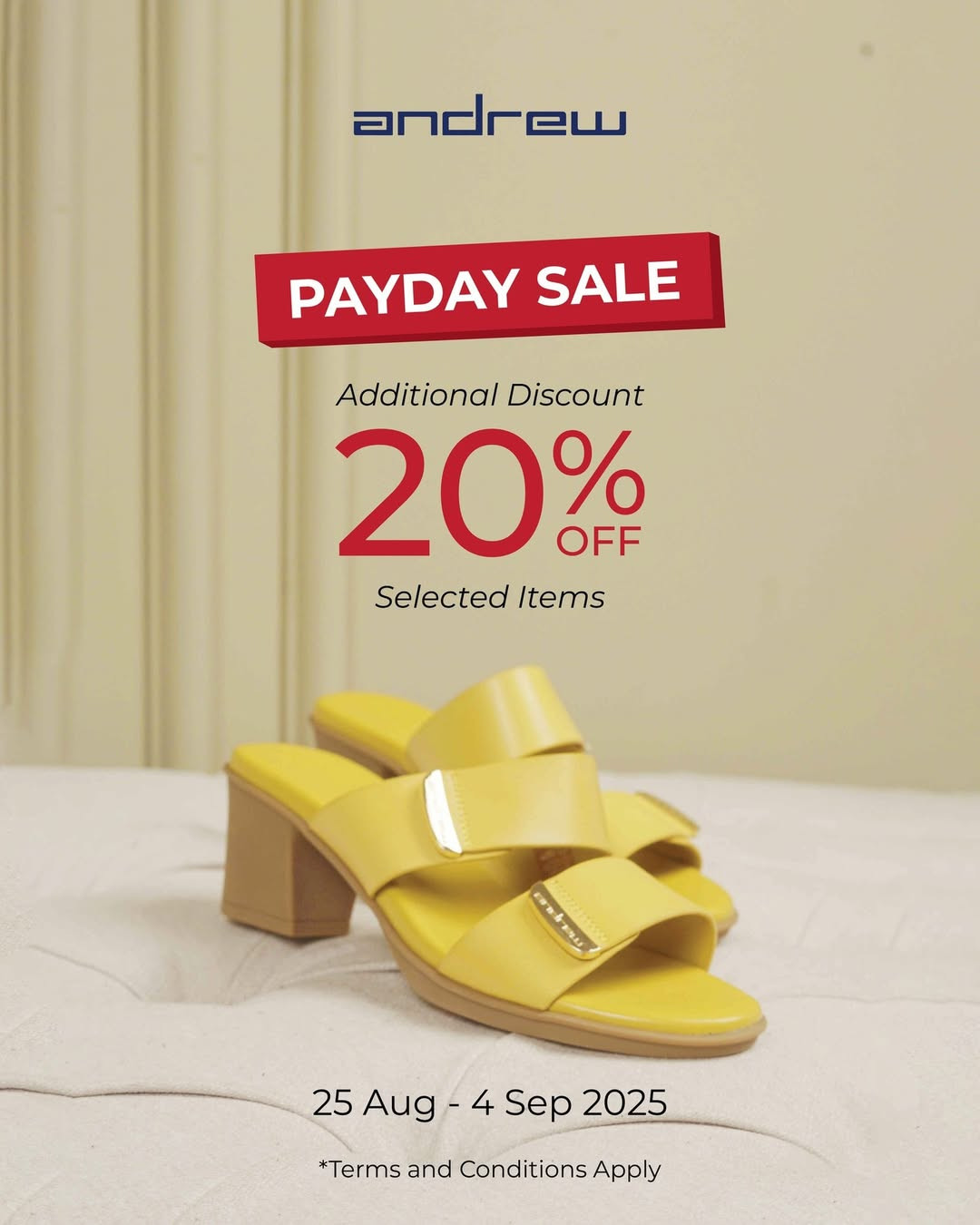 Promo Andrew Payday Sale Extra Diskon 20% - Image 1