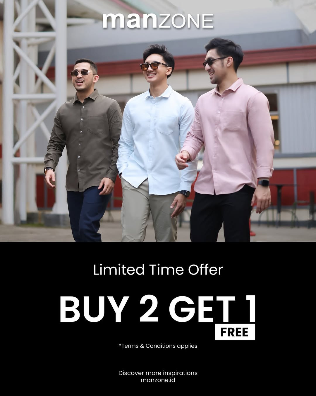 Promo Manzone Limited Offer Buy 2 Get 1 FREE