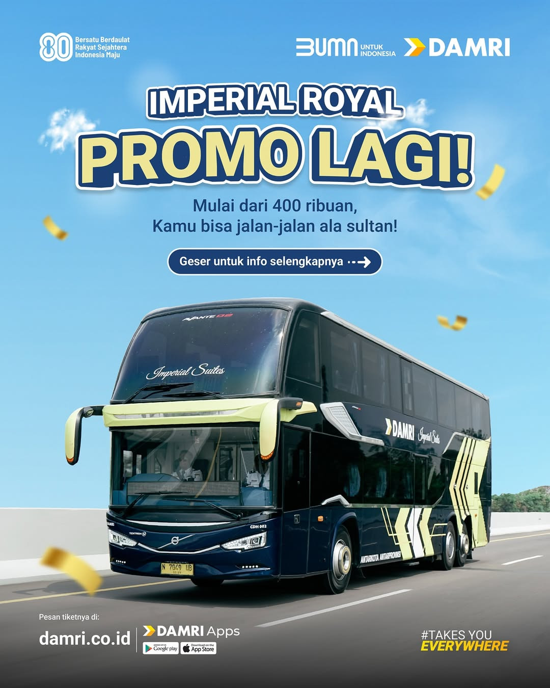 Promo DAMRI Imperial Royal Jakarta-Malang Mulai Dari Rp 400.000 - Image 1