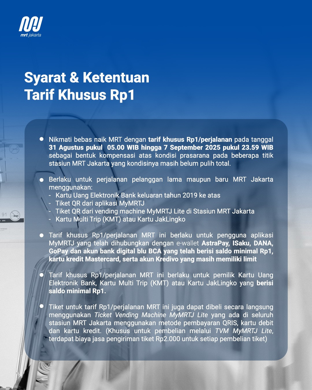 Transjakarta Tarif Rp 1 Per 31 Agustus - 7 September 2025 - Image 4