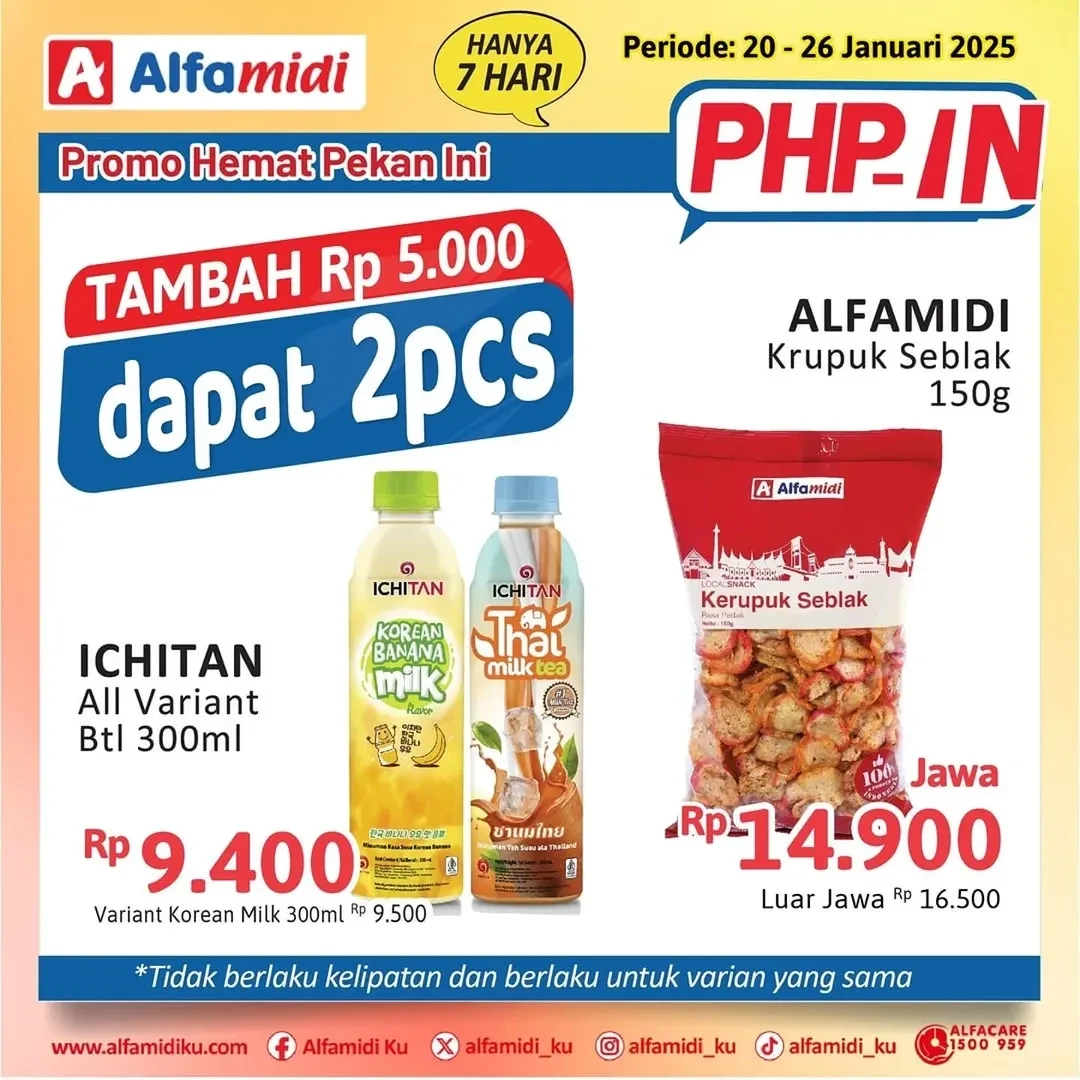 Promo Alfamidi PHPin Periode 20 - 26 Januari 2025 - Image 2