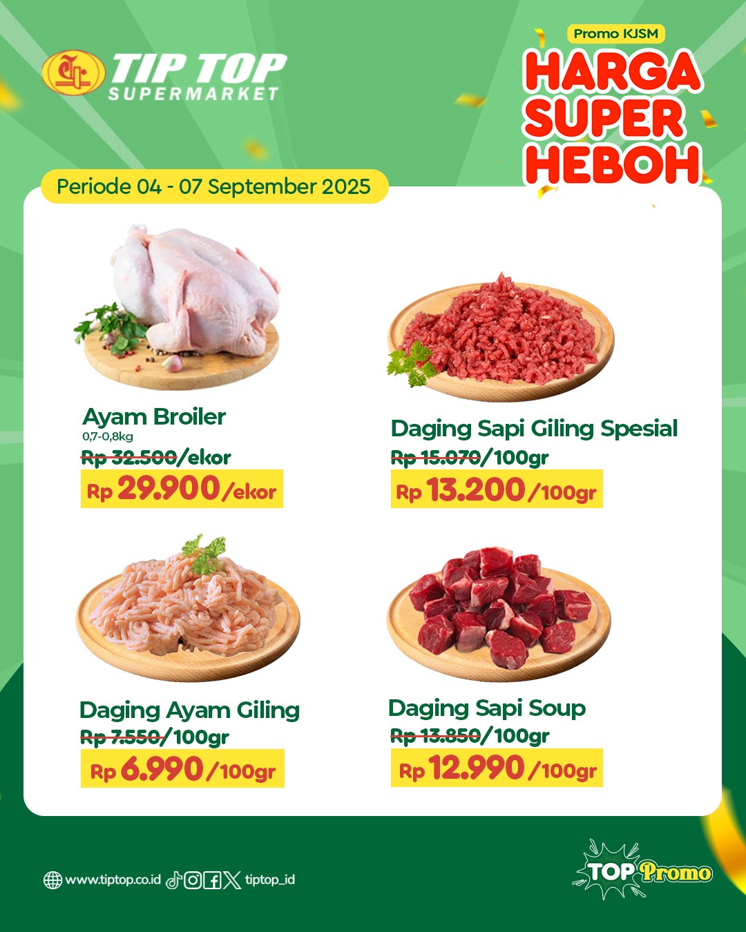 Promo Tip Top JSM Harga Super Heboh Periode `4 -7 September 2025 - Image 2