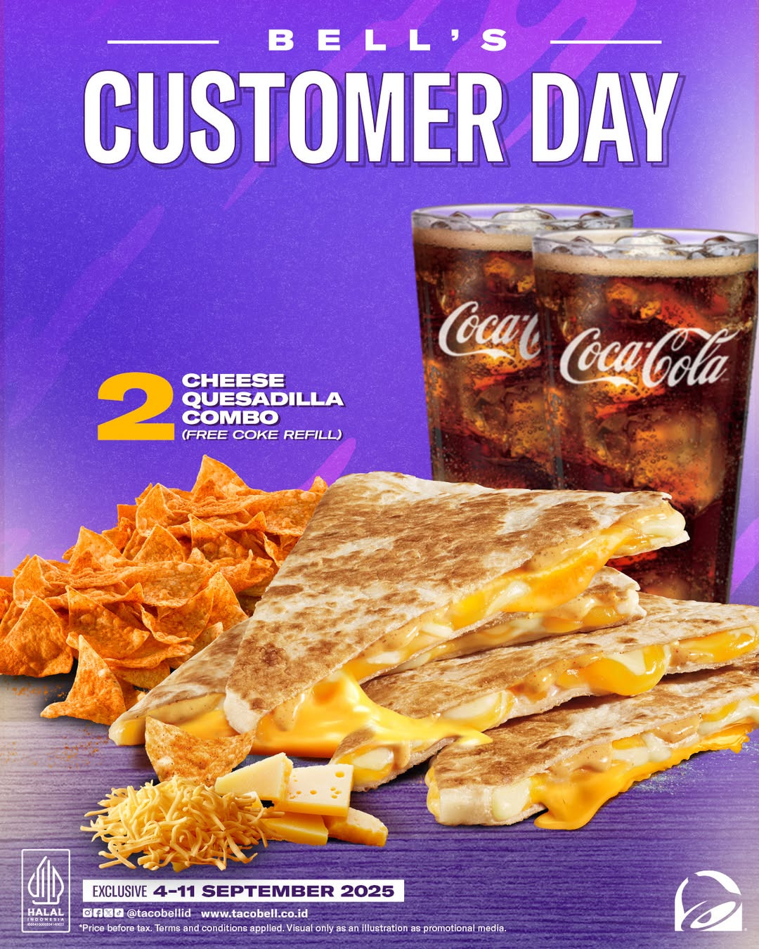 Promo Taco Bell Bell Customer Day Rp 65 Ribuan - Image 1