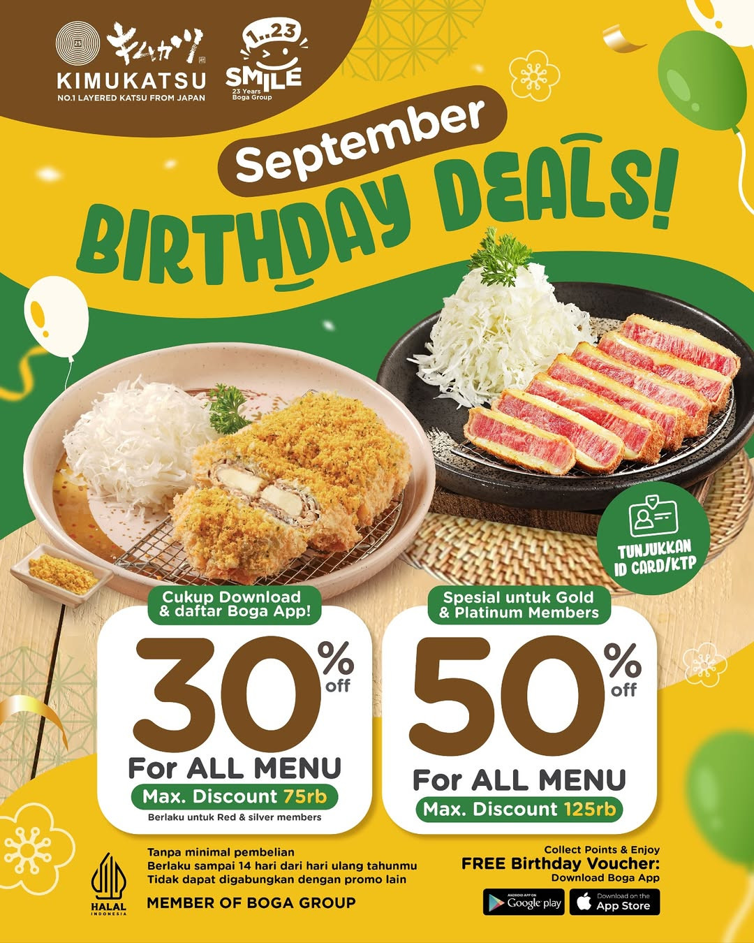 Promo Kimukatsu Birthday Deals September 2025