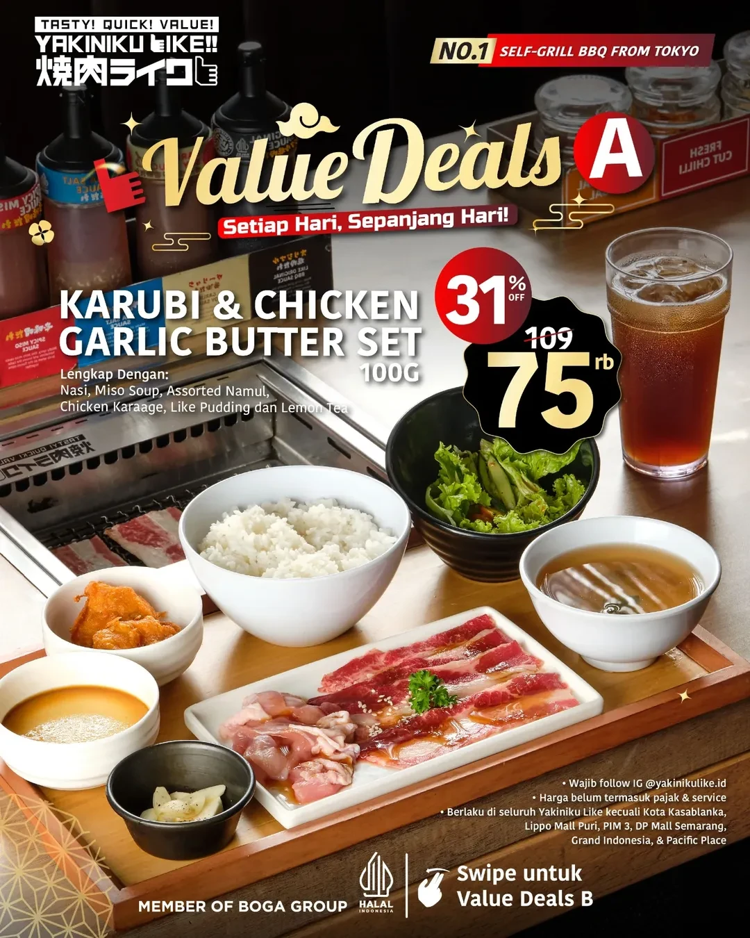 Promo Yakiniku Like Value Deals Mulai Dari Rp 75K - Image 2