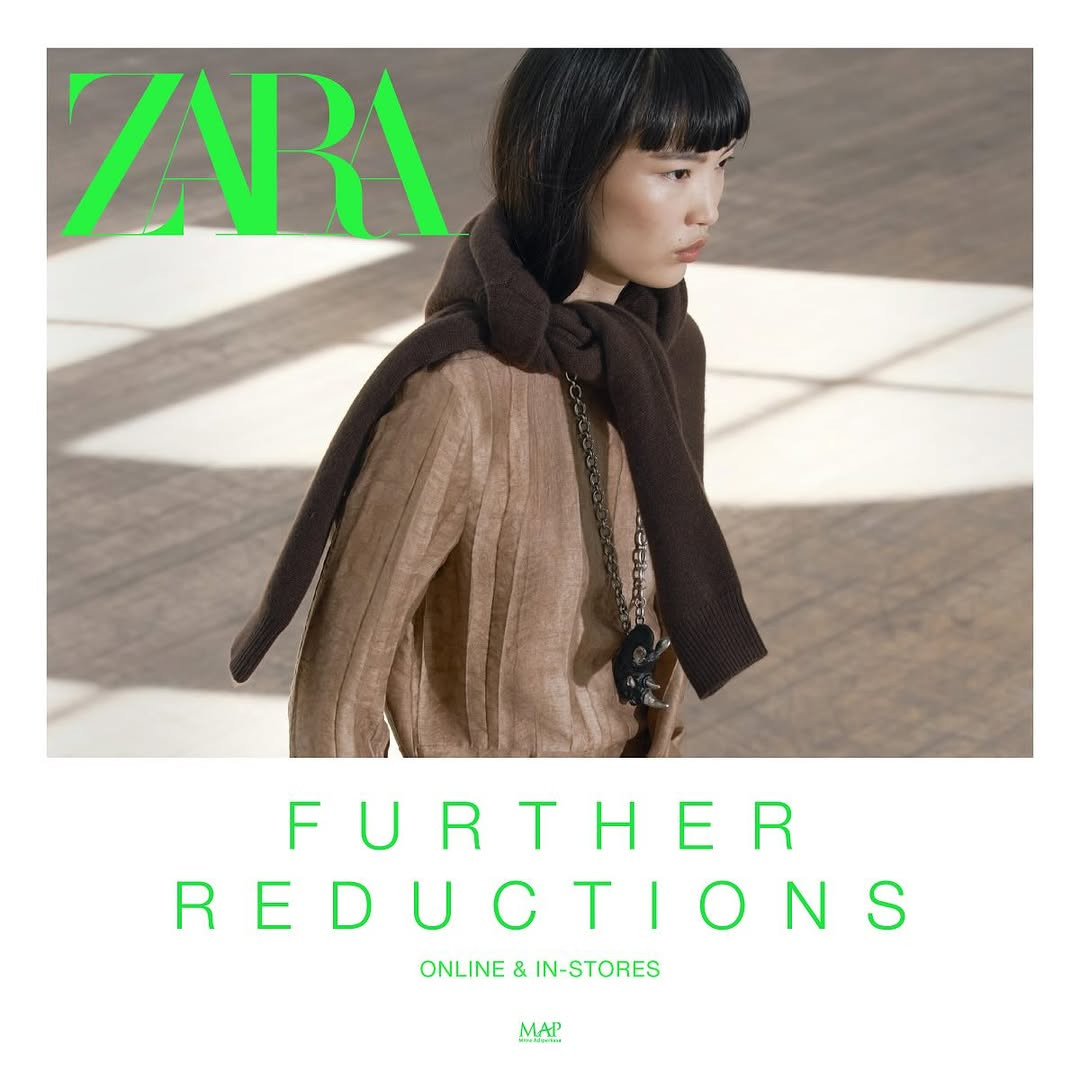 Promo Zara Further Reduction Diskon s/d 60% - Image 1
