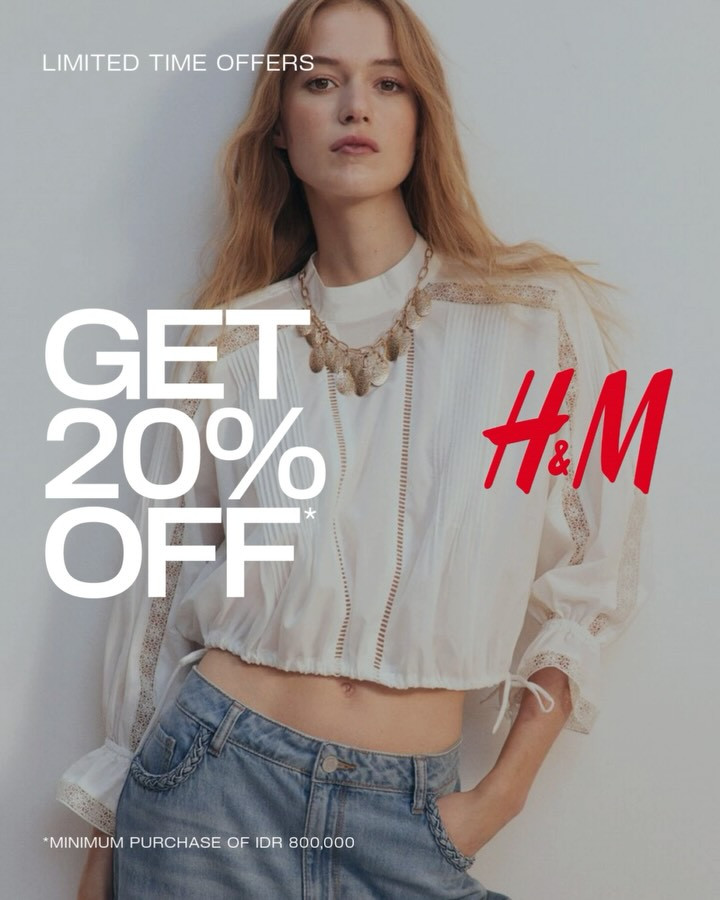 Promo H&M Get 20% Off - Image 1