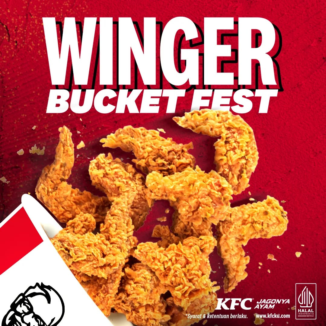 Promo KFC Winger Bucket Fest Mulai Dari Rp 60.000 - Image 1