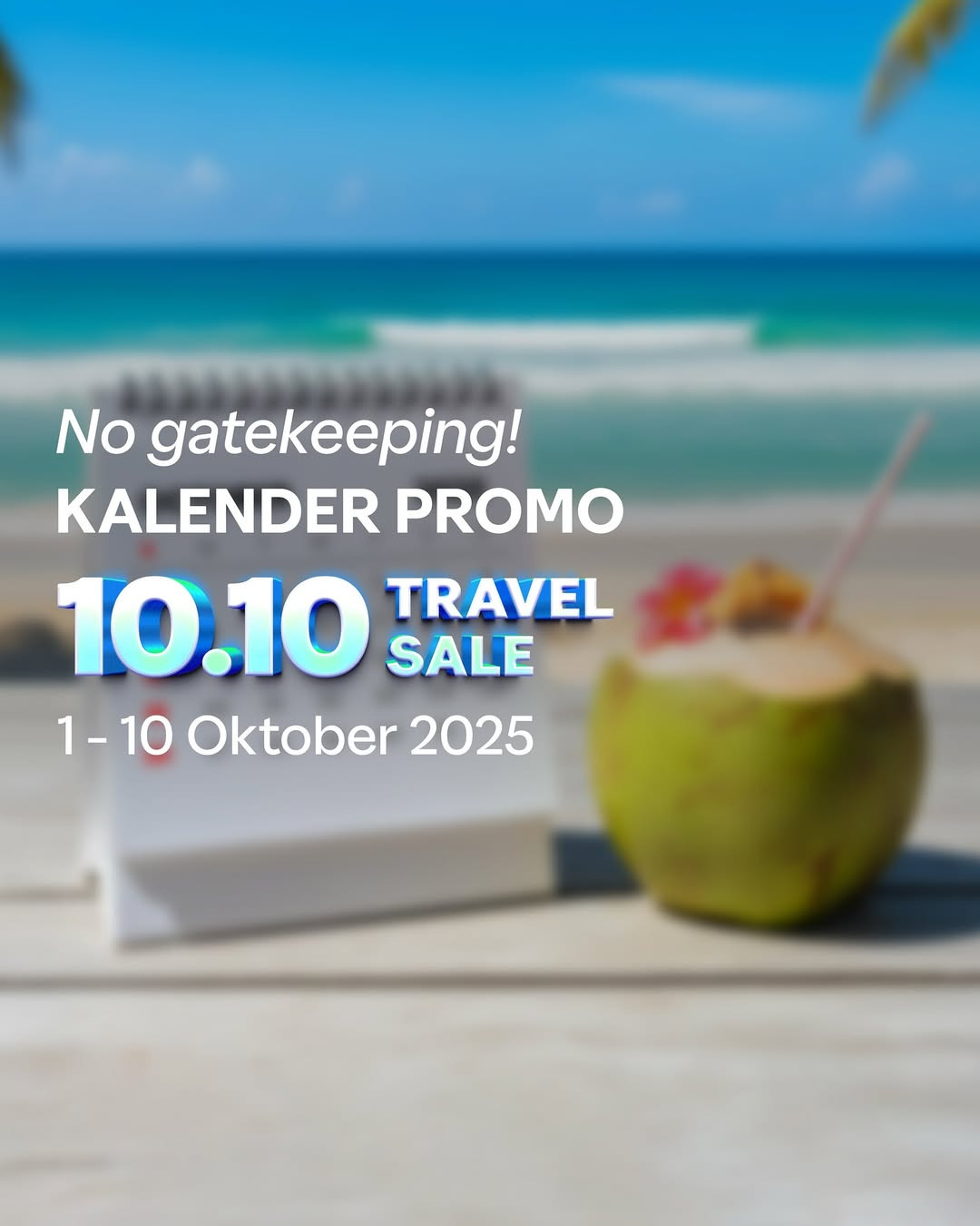 Promo Traveloka 10.10 Travel Sale 2025 - Image 1