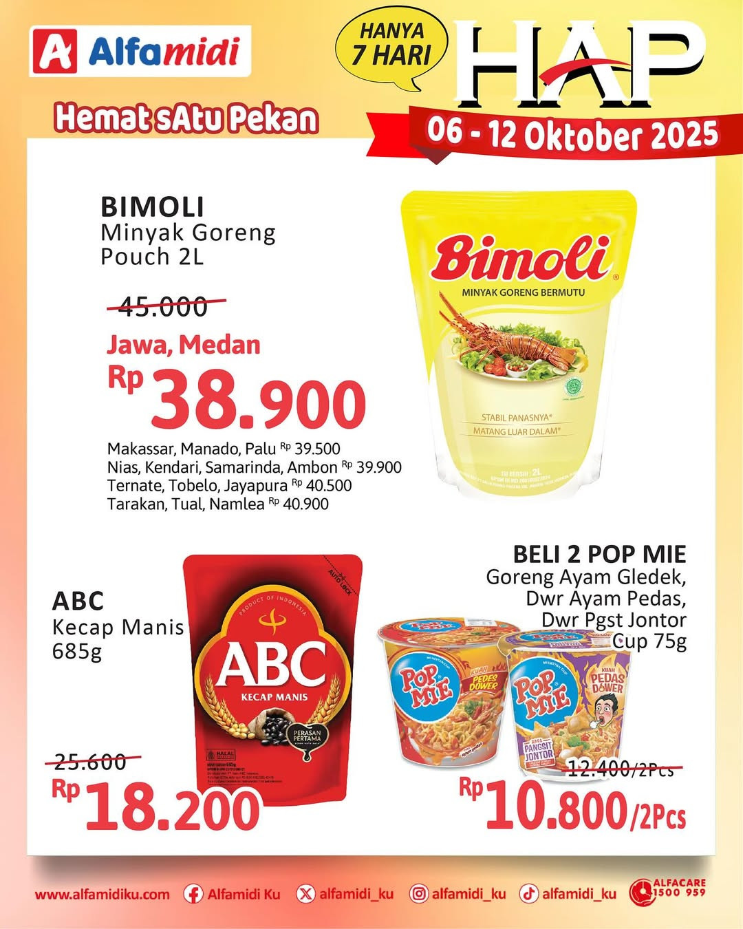 Promo Alfamidi HAP Periode 6 - 12 Oktober 2025 - Image 1