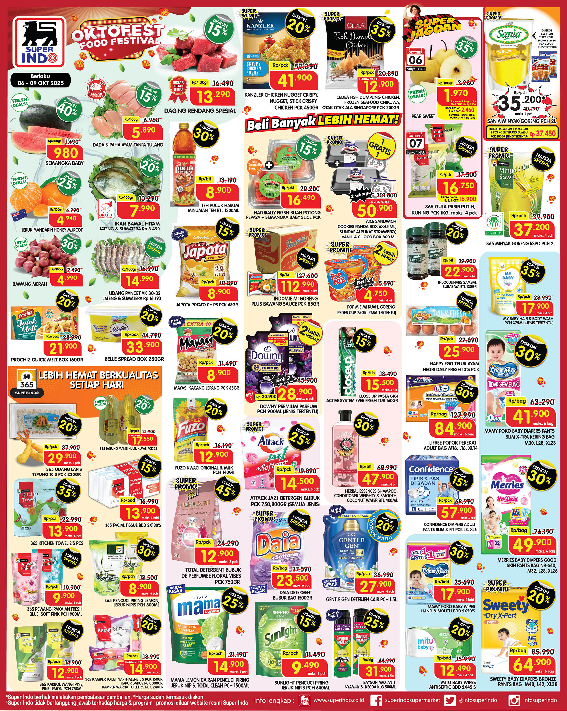 Promo Superindo  Periode 6 - 9 Oktober 2025 - Image 1